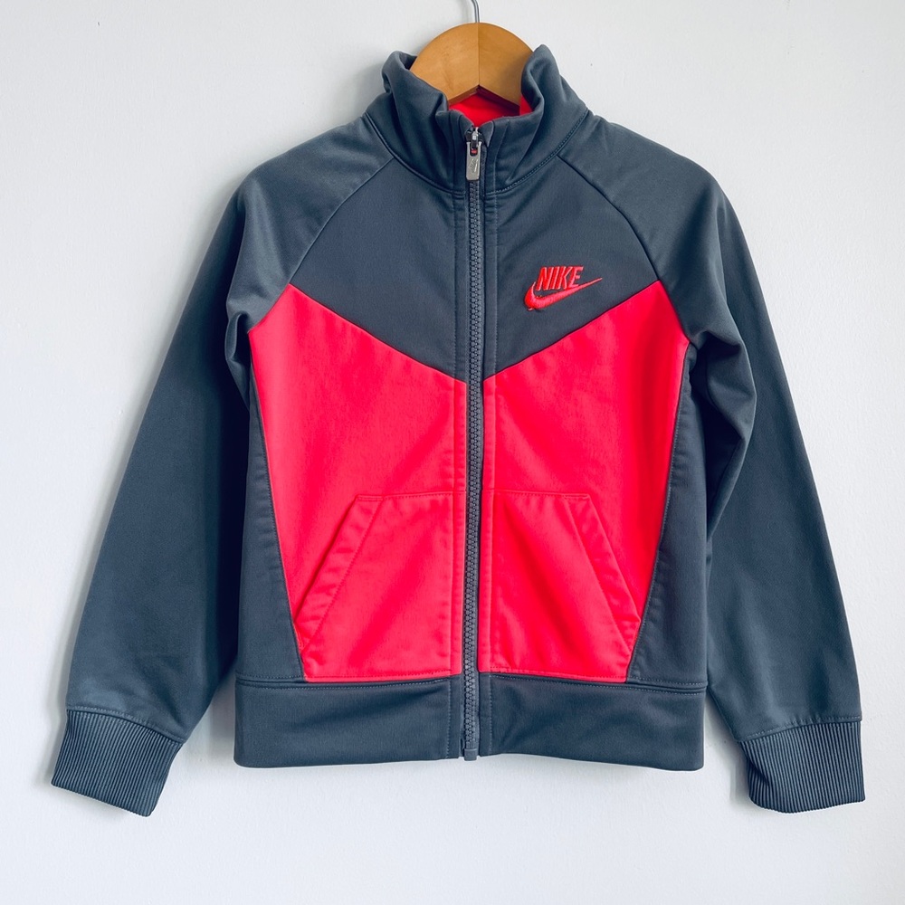 5T Nike Zipper Trainer Jacker - Pink/Gray